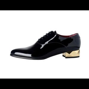 Valentino patent leather Oxford shoes